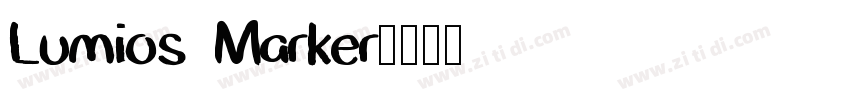 Lumios Marker字体转换